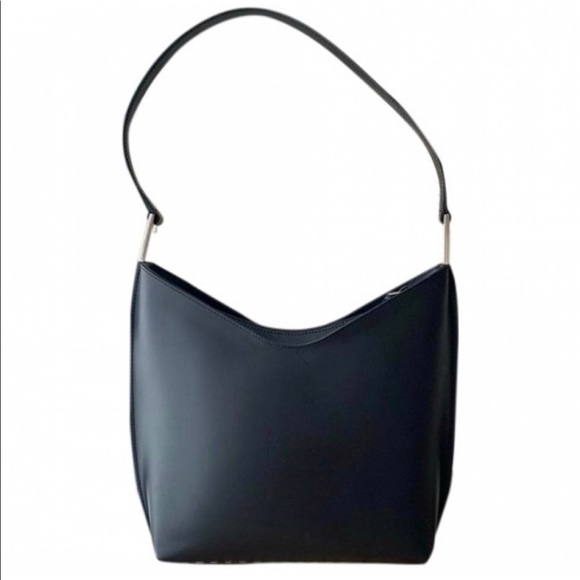 Vintage Gucci BlackCalf Leather Shoulder Bag - Picture 1 of 7